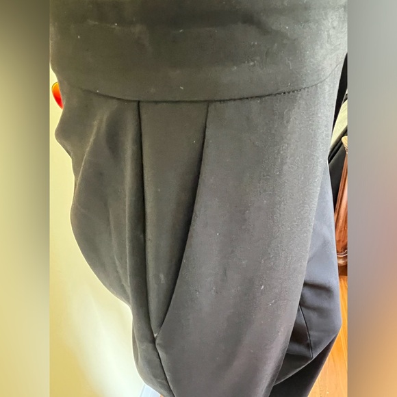 Ralph Lauren 96% fine wool black dress pants high waist straight legs US 10 - Picture 6 of 13